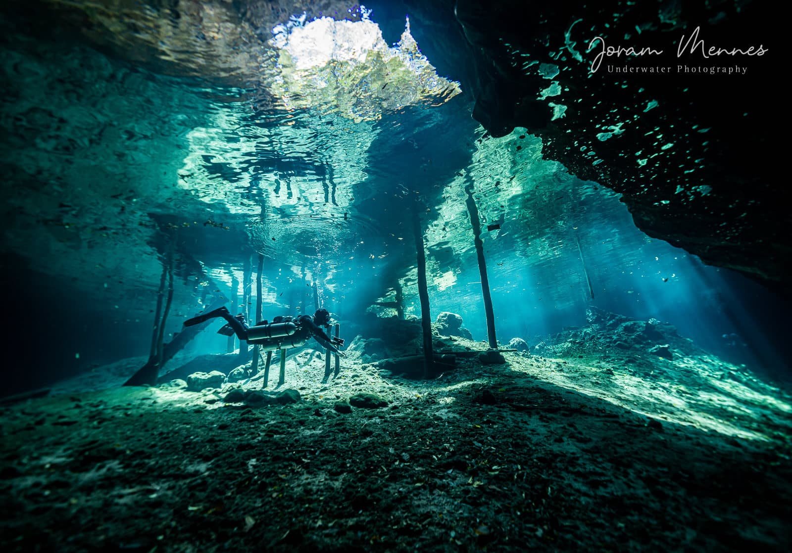 Cenote scuba diving