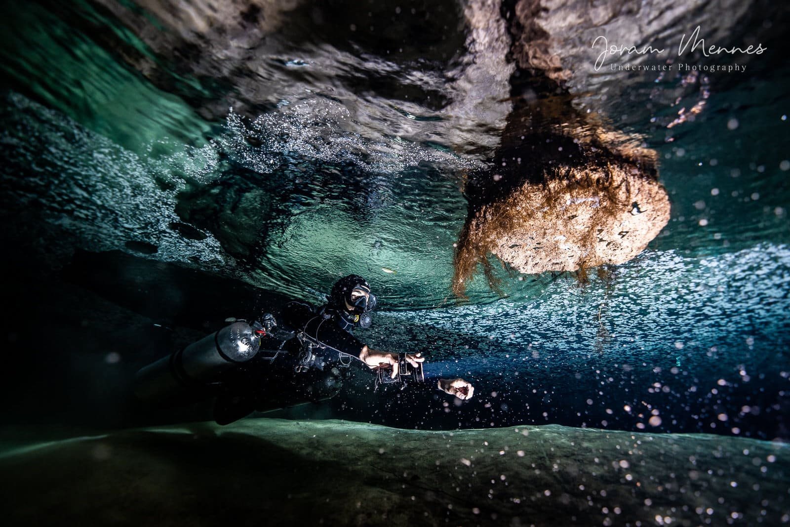 Cenote scuba diving
