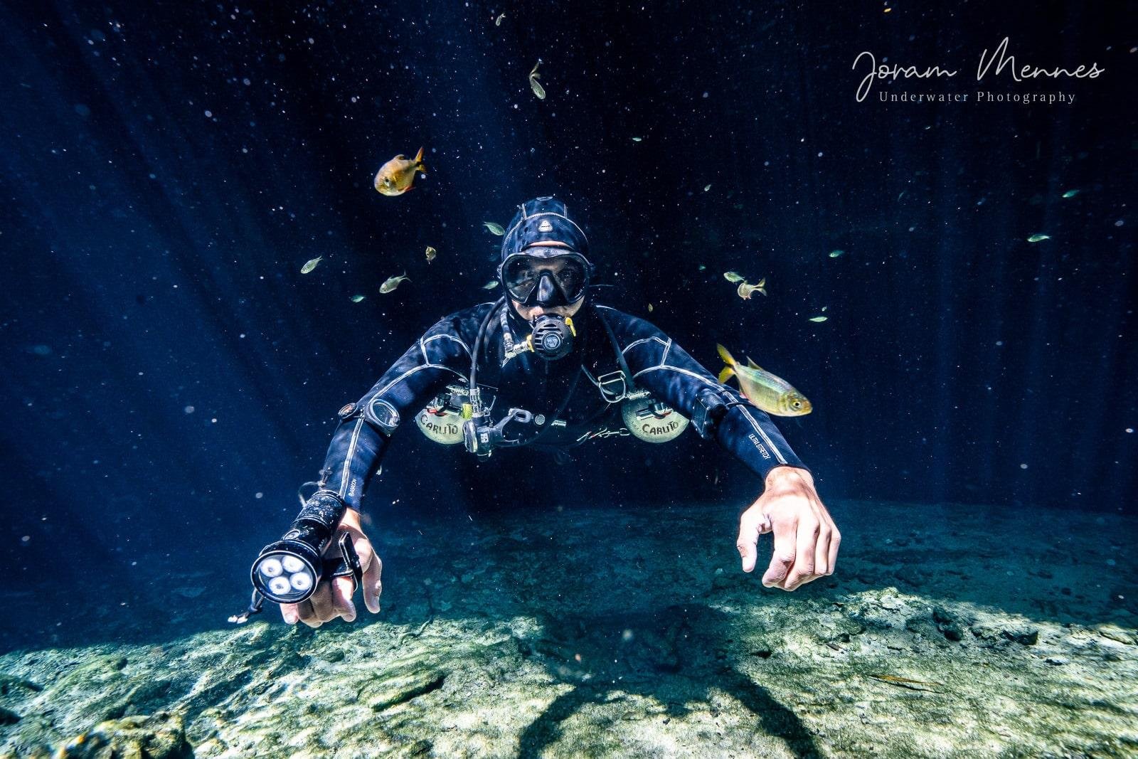 Cenote scuba diving
