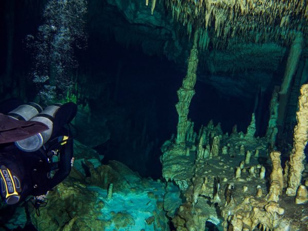 Cenote scuba diving